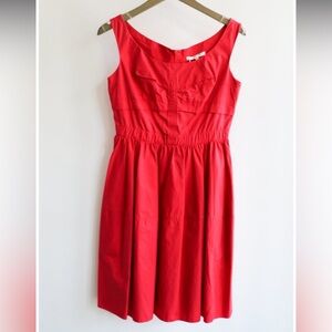 Carven Red Dress Size 38